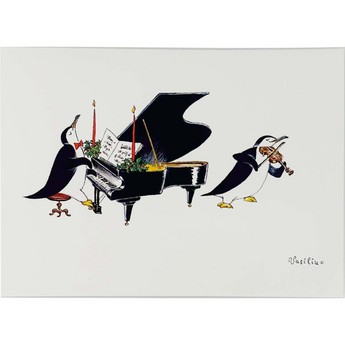 Penguin Musicians Holiday Notecards (BOX OF 8)