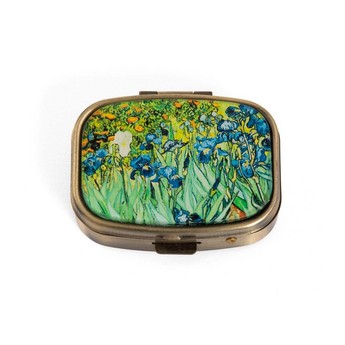 “ Irises ” Pill Box