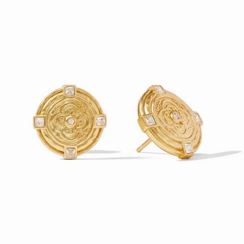 Gold Astor Stud Earrings