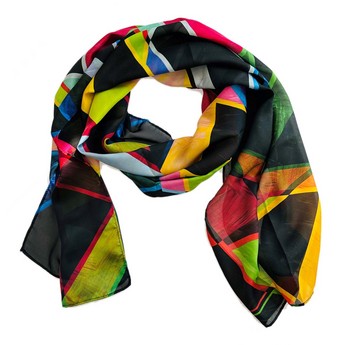 Oblong Geometric Scarf