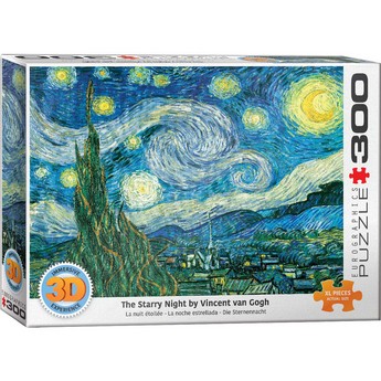 Starry Night 3D Lenticular Puzzle (300 PIECES)