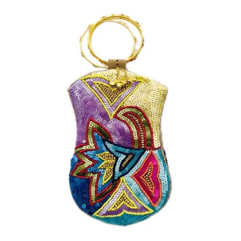 Mobile Bag with Multicolored Sequins