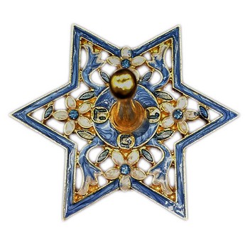 Blue Star- Shaped Dreidel