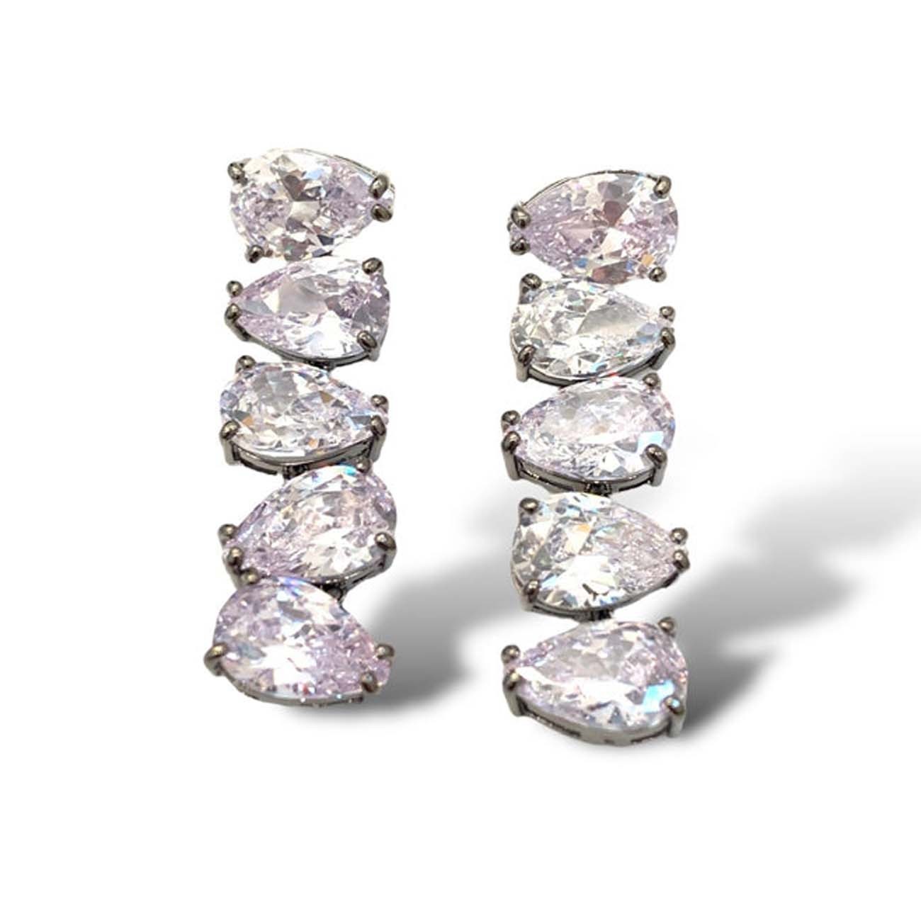 Gemstone statement earrings hotsell