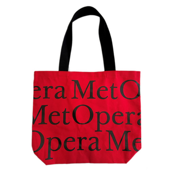 Met Opera Red & Black Tote