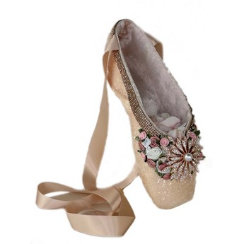 “ Dew Drop ” Diamondpointes Ballet Shoe