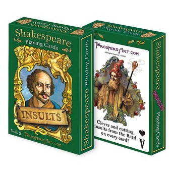 Shakespeare Insults Playing Cards