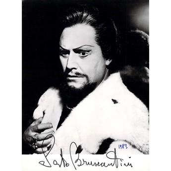 Signed Photo: Sesto Bruscantini in “La Favorita”