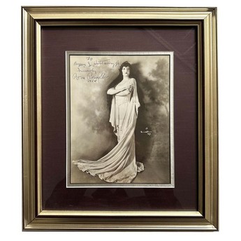 Framed Signed Photo: Rosa Ponselle in “Norma”