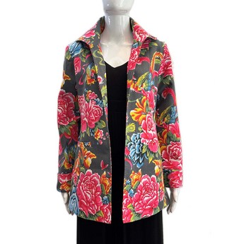 Peony Jacket in Cotton Blend