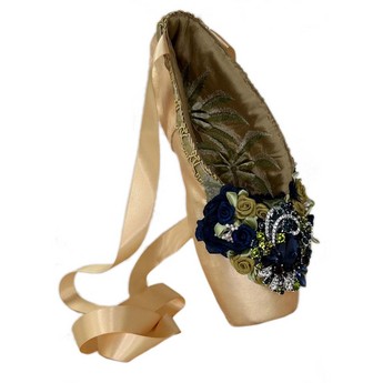 “Palm Trees at Bordighera” Diamondpointes Ballet Shoe