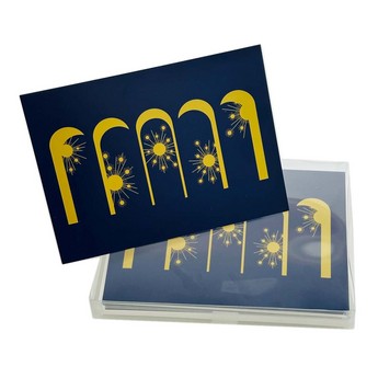 Holiday Cards with Met Façade & Sputniks (Box of 10)