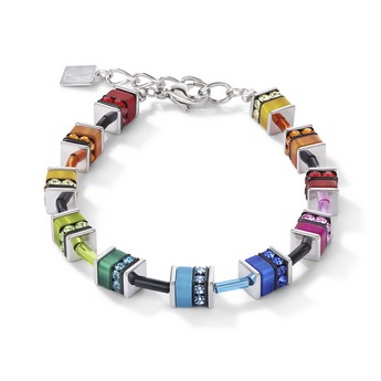 Multicolored Geocube Bracelet