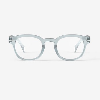 C-Frame Reading Glasses in Frozen Blue