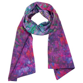 Garden Symphony Suede Scarf