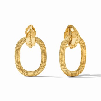 Cheval Doorknocker Clip-On Earrings