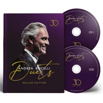 Duets: 30th Anniversary Deluxe Hardcover Edition (2-CD) – Andrea Bocelli
