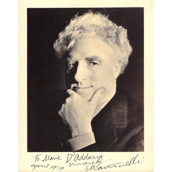 Signed Portrait: Giovanni Martinelli