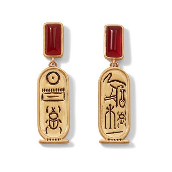New Kingdom Gems Double-Drop Earrings