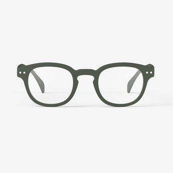 IZIPIZI C-Frame Reading Glasses in Kaki Green