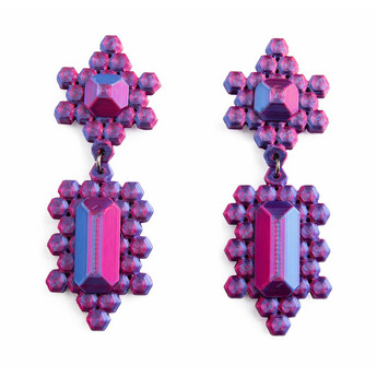 Stones Earrings in Galaxy
