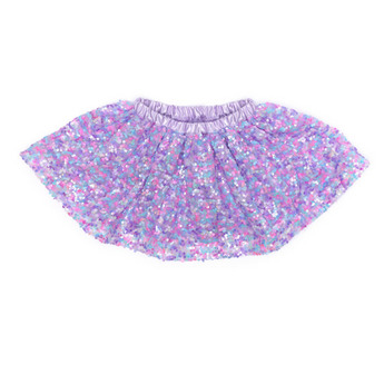 Purple Party Sequin Skirt