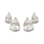 Mila Double Pear Stud Earrings