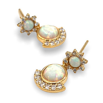 Opal Drop Earrings