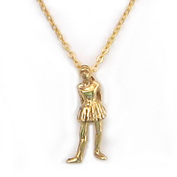 Degas Dancer Pendant Necklace