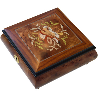 Light Brown “ Ode To Joy ” Music Jewelry Box