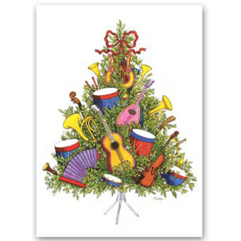 Music Tree Holiday Card