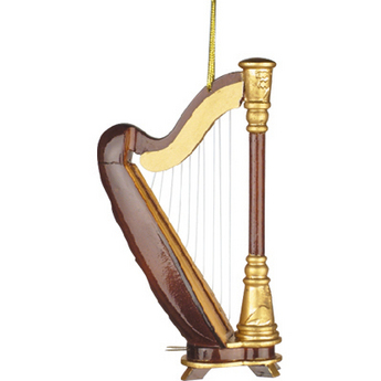 Miniature Harp Ornament