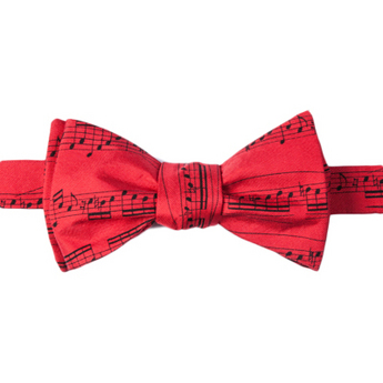 Sheet Music Bow Tie