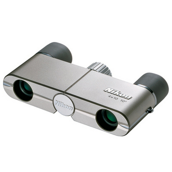 Silver Nikon 4x10 Binoculars