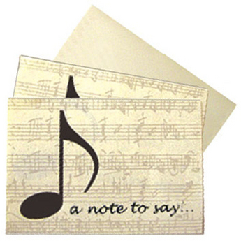  “ A Note To Say ” Notecards