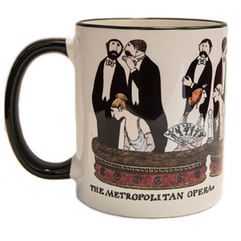 Edward Gorey Metropolitan Opera Mug