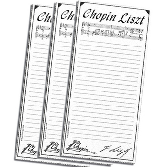 Chopin Liszt - Shopping List (Set of 3)