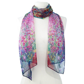 Monet Floral Garden Scarf