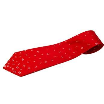 Red Musical Notes Tie