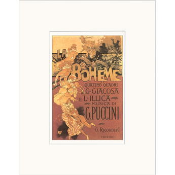 La Bohème Matted Poster (11” x 14”)