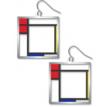 Mondrian Composition Earrings