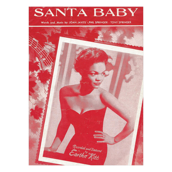 Eartha Kitt: Santa Baby Holiday Cards