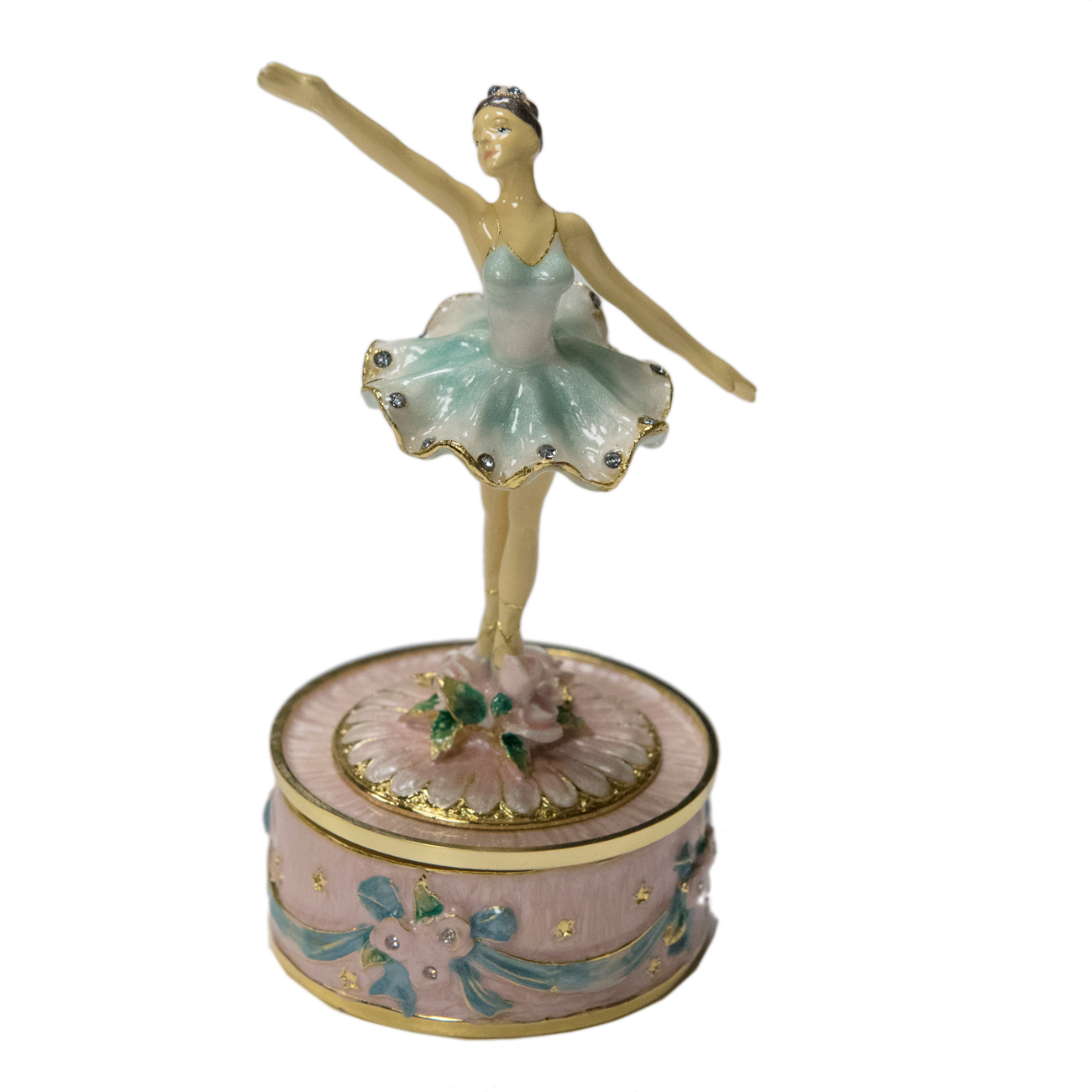 Udrydde Rundt om Geografi Blue Ballerina Music Box | HOME | Met Opera Shop