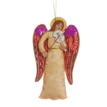 Violin Angel Ornament