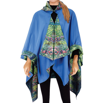 Monet’s “The Japanese Bridge” Reversible Rain Cape