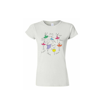 Kid’s White Ballet T-Shirt