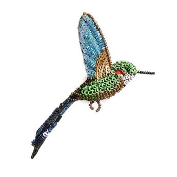 Tropical Hummingbird Pin