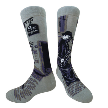 Men's Sax Player Socks