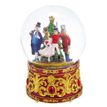 Nutcracker Musical Lighted Snow Globe