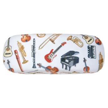 Musical Instruments Eyeglass Case with Cloth